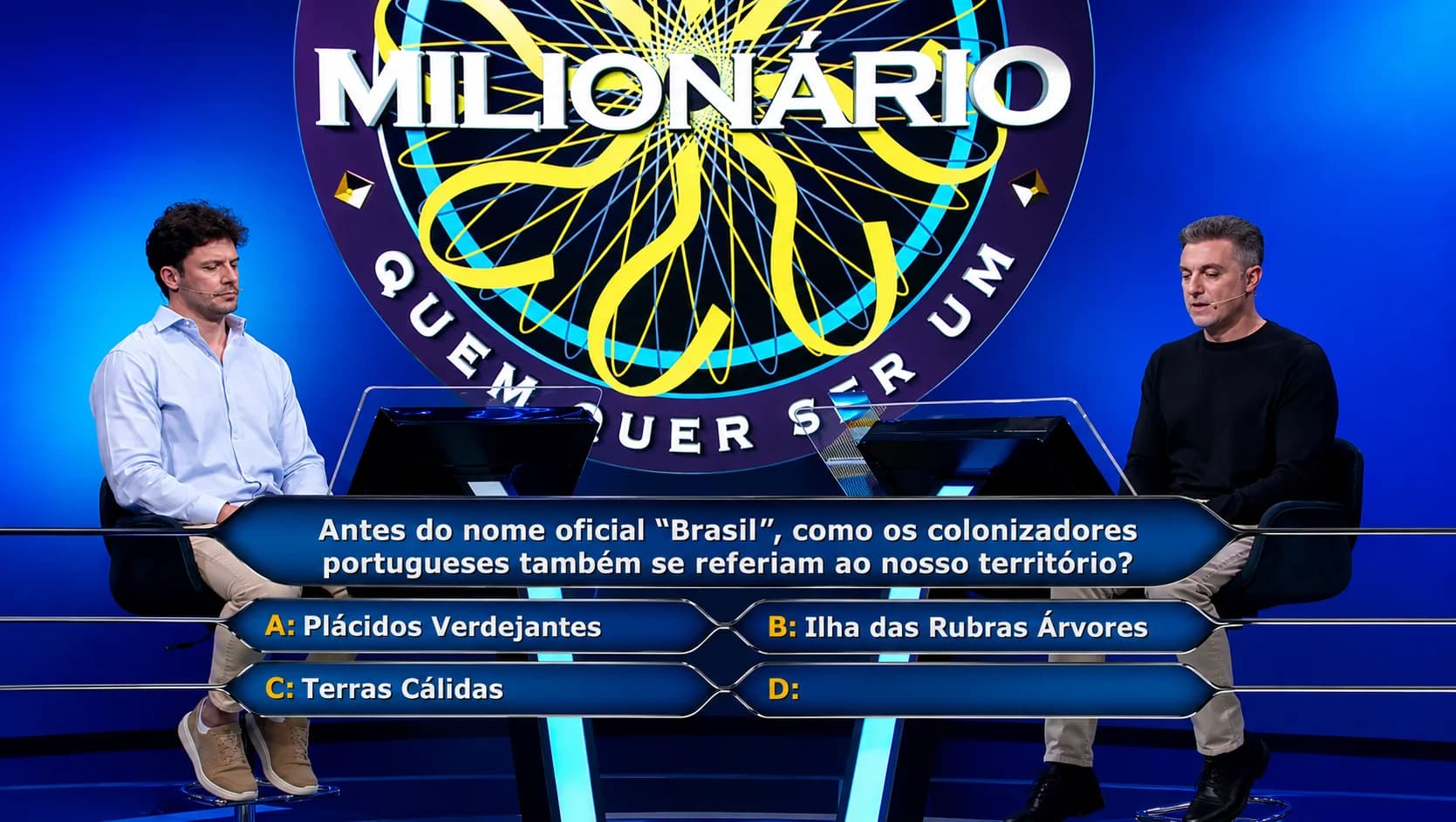Luis Roquette no Quem Quer Ser Um Milionário com Luciano Huck — Globo, 2026