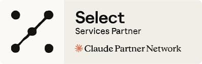 Selo Select Services Partner do Claude Partner Network, da Anthropic